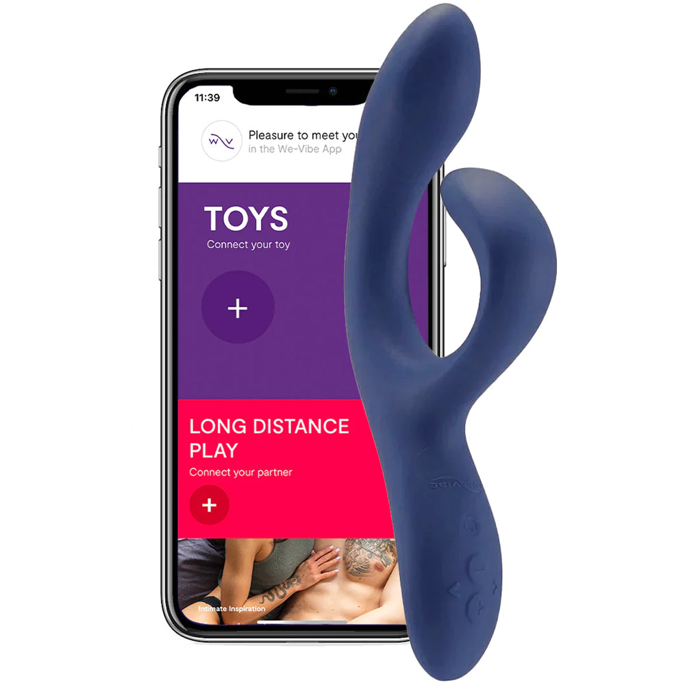 We-Vibe Nova 2 Rabbit Vibe in Midnight Blue