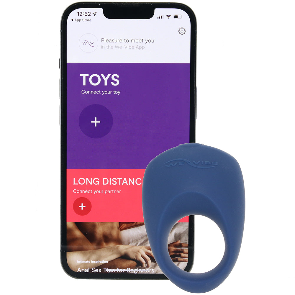 We-Vibe Pivot Vibrating Silicone Ring in Navy